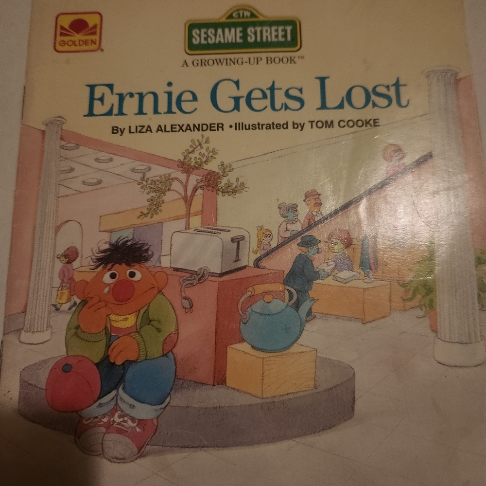 4/$20 Sesame Street's Ernie Gets Lost